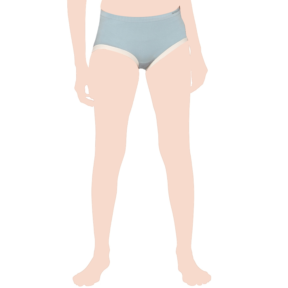 Intimate Queen - Yew Tree Bae Full-Coverage Maternity Briefs - Blue