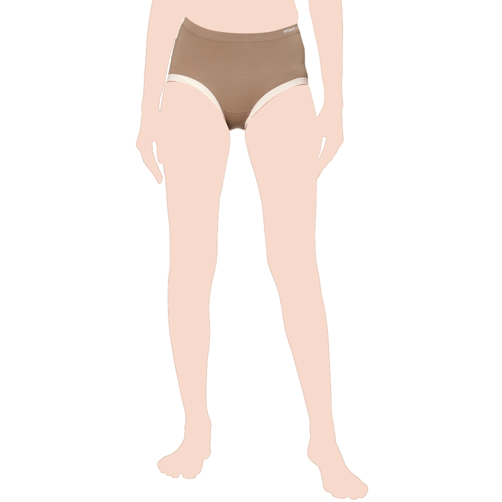 Intimate Queen - Yew Tree Bae Full-Coverage Maternity Briefs - Brown