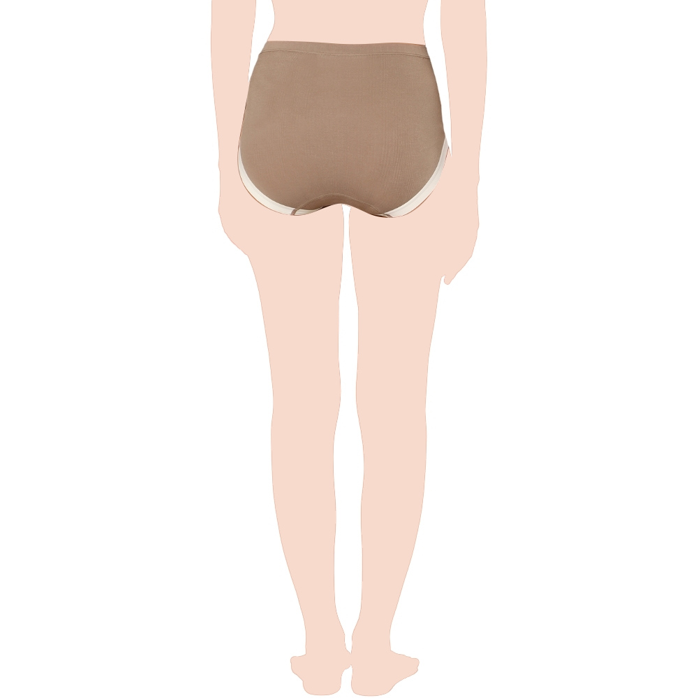 Intimate Queen - Yew Tree Bae Full-Coverage Maternity Briefs - Brown