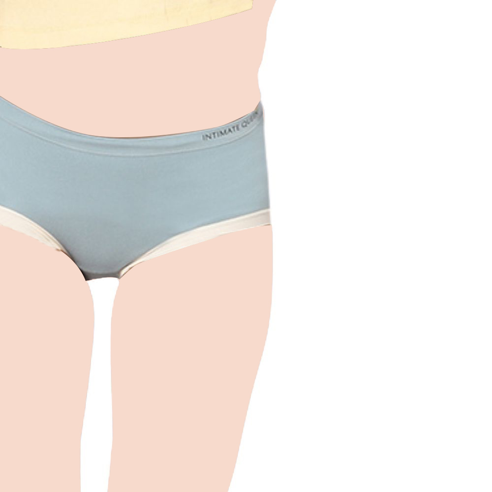 Intimate Queen - Yew Tree Antibacterial Bae Hipsters - Blue