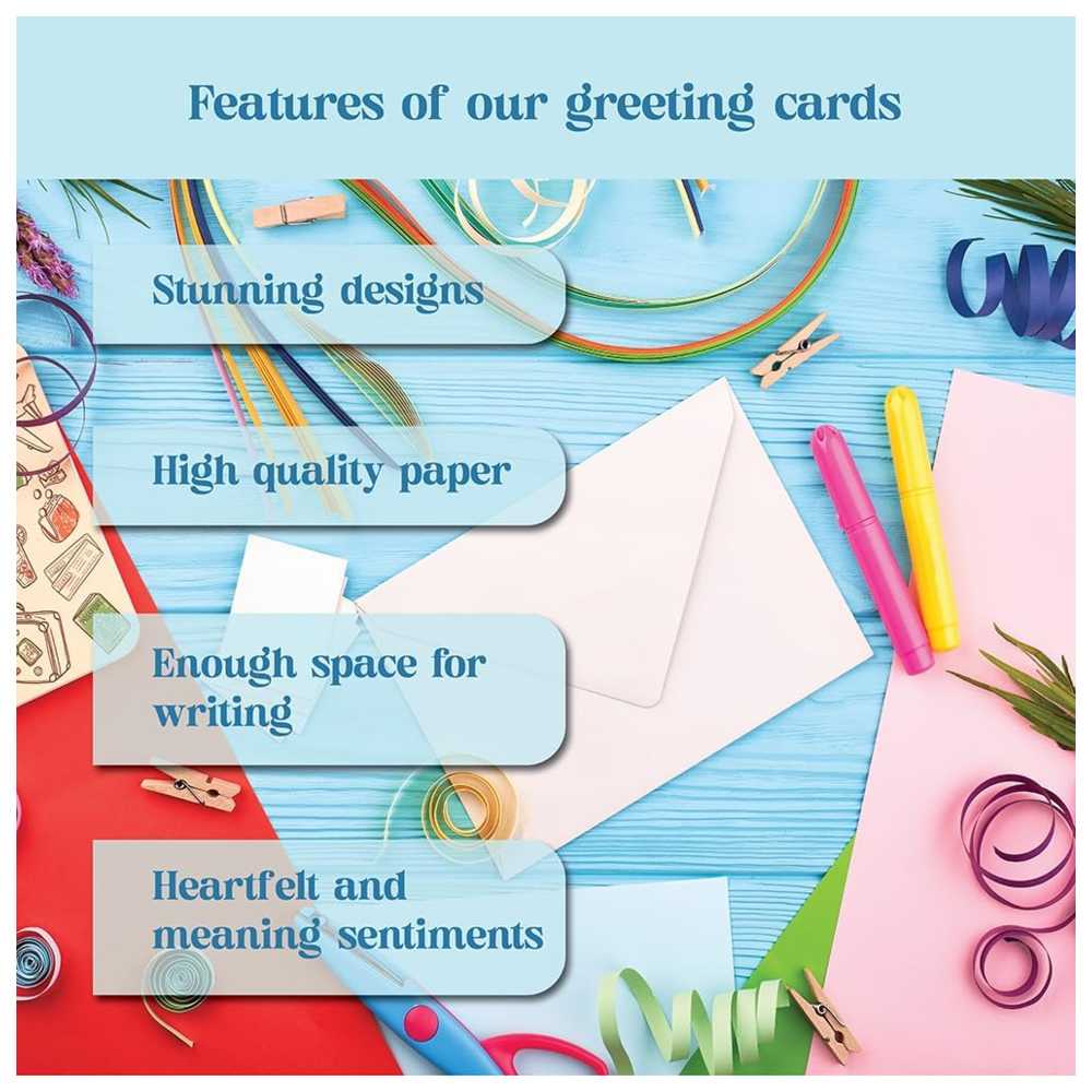 Share The Love - Happy Birthday, Make A Wish! Greeting Card - Blue