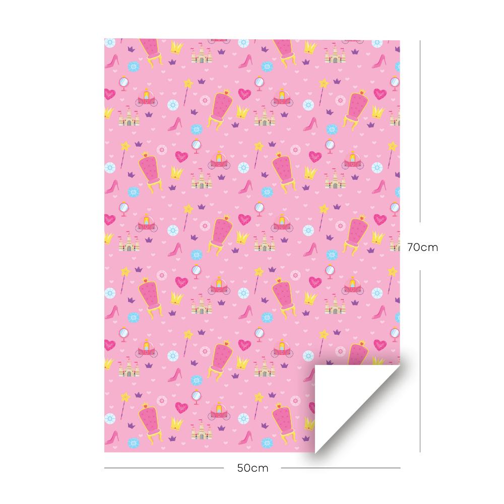 Share The Love - Gift Wrapping Paper Pack - PRINCESS - WRAPPING PAPER PINK
