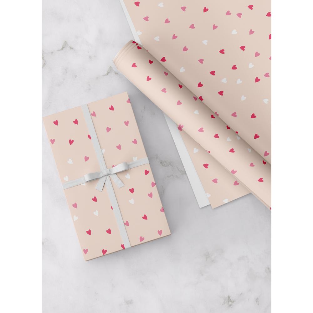 Share The Love - Gift Wrapping Paper Pack - Hearts