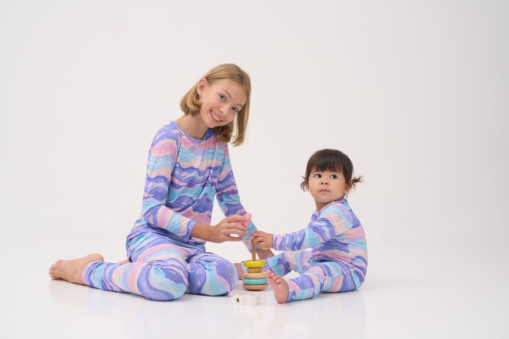 Bumbabae - 2pc-Set - Dunes Pajama Set - Multicolor