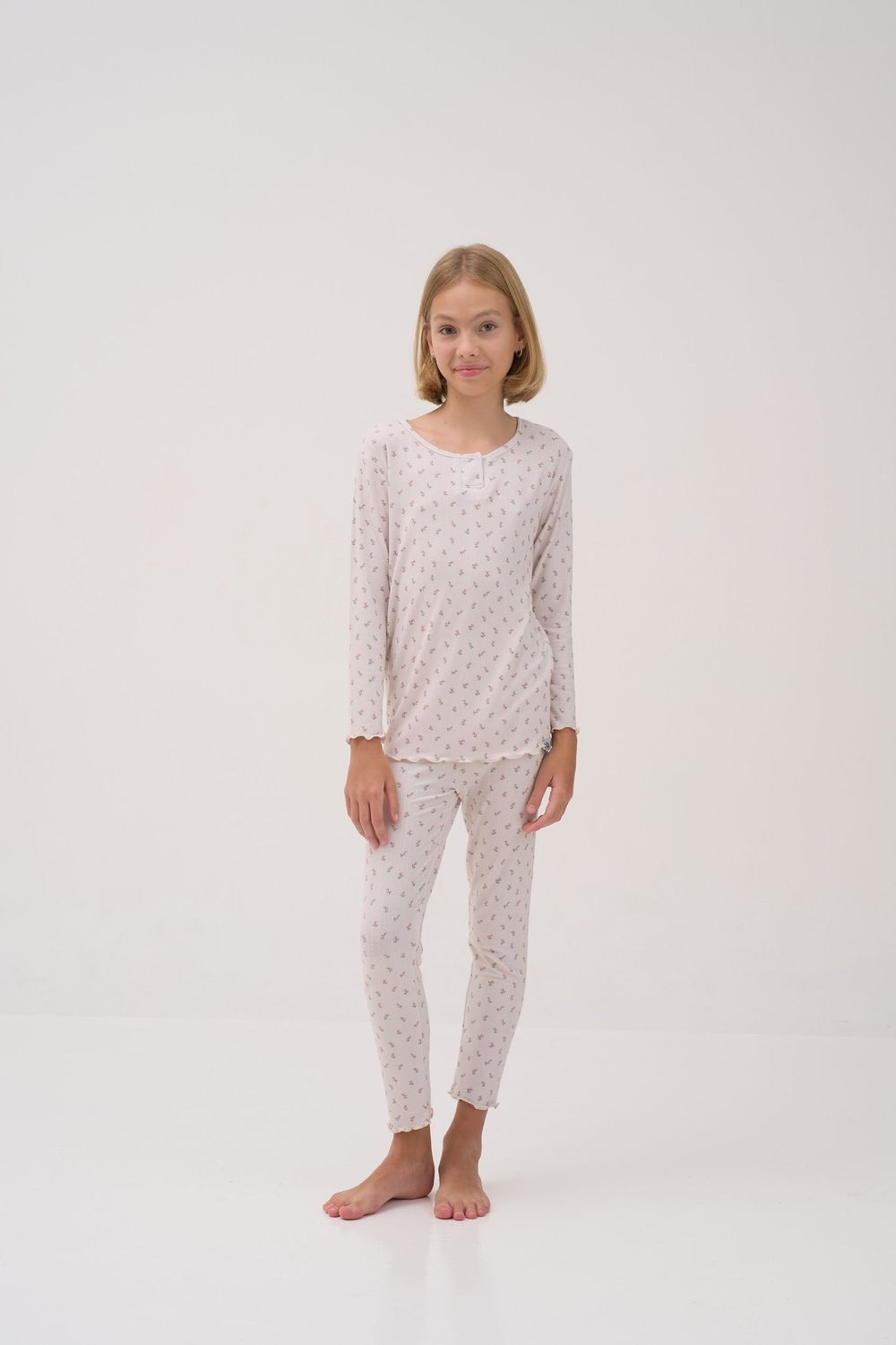 Bumbabae - 2pc-Set - Garden Spray Pajama Set - Pink