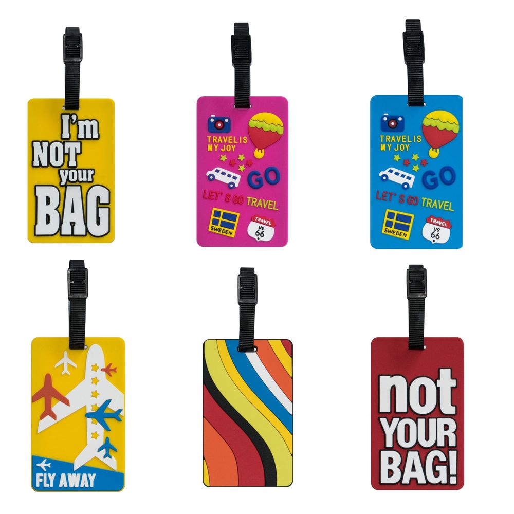 TangoTag - Luggage Tags For Suitcases - 6 Pcs