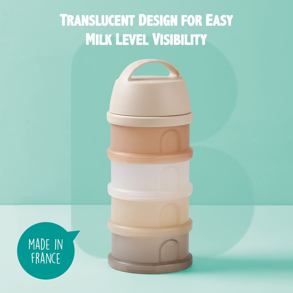 Beaba Formula Milk Container 4 Clay Translucid