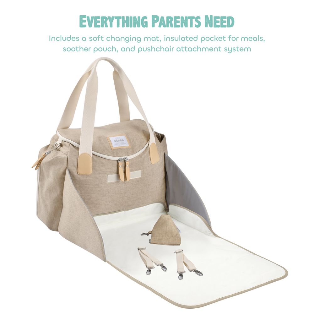 Beaba Sydney II Changing Bag - Eco Clay