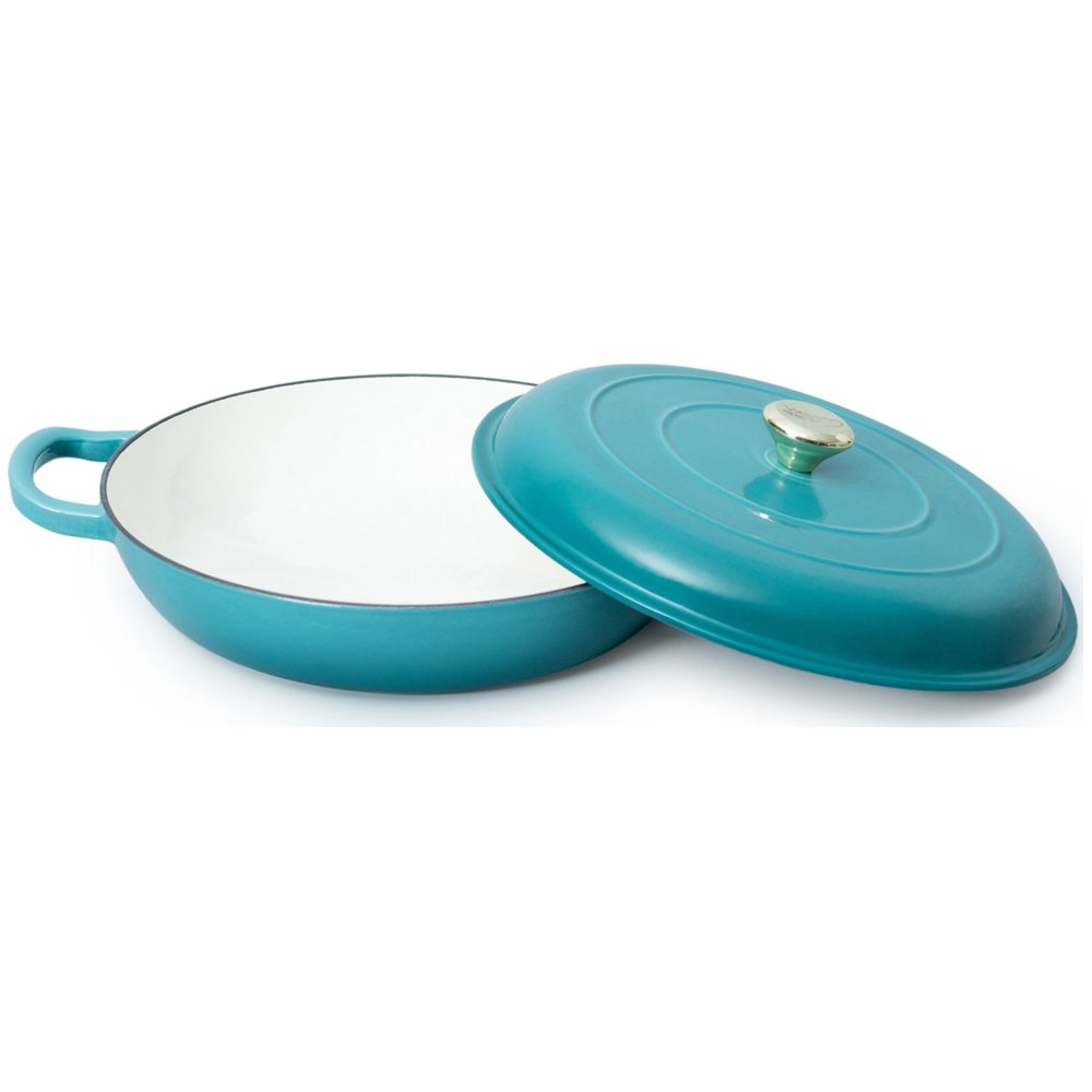 Vav Get - Enamelled Cast Iron Shallow Casserole - 30.48 cm