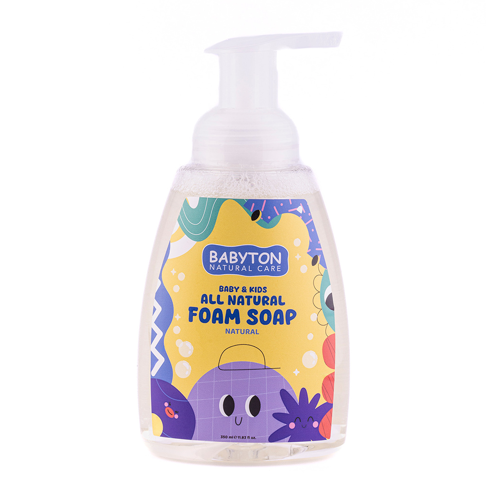 Babyton - Baby & Kids All Natural Foam Soap - 350 ml