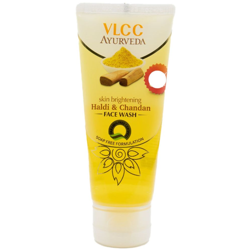 Vlcc - Ayurveda Skin Brightening Face Wash - Haldi & Chandan - 50 ml