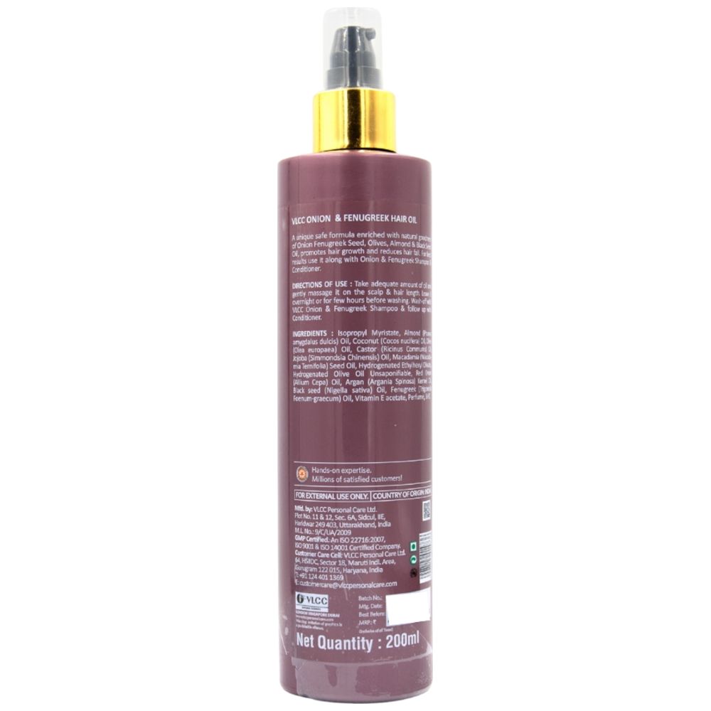 Vlcc - Onion & Fenugreek Hair Oil - 200 ml