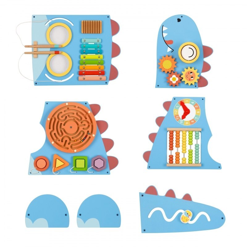 OOOK Ankylosaurus Dinosaur Wall Panel - Multicolor