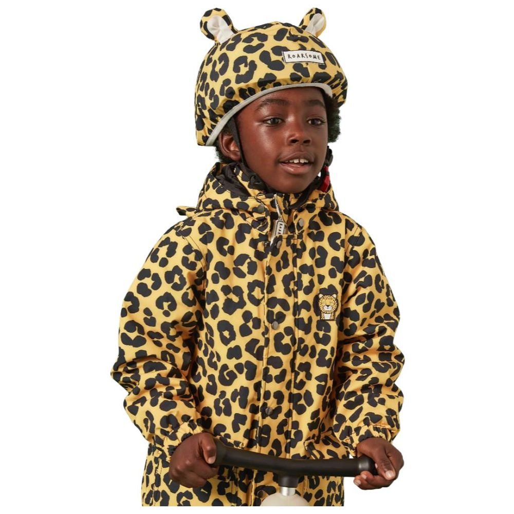 Roarsome - Kids Helmet Cover - Dash The Leopard