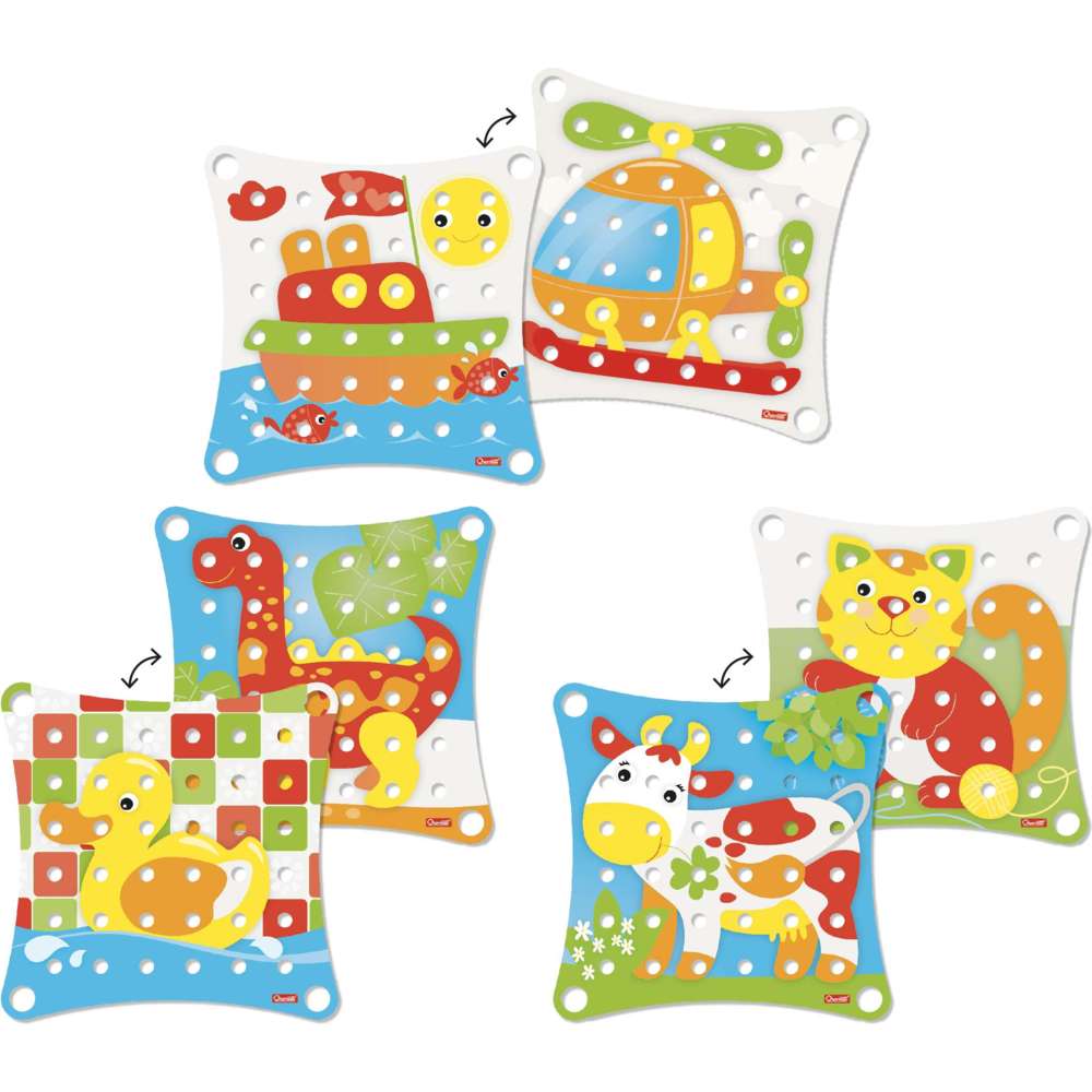 Quercetti Jumbo Peggy Evo Board - 41 Pc Set