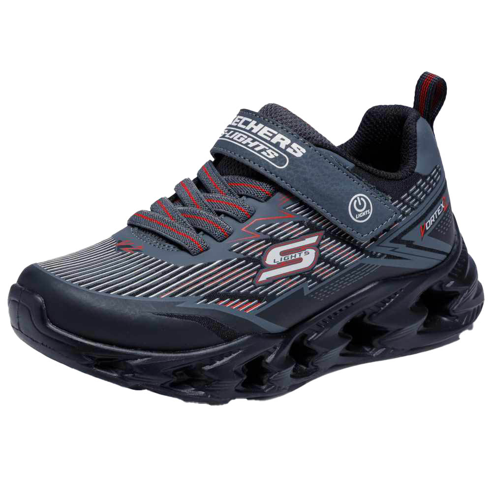 Skechers - Gore & Strap Light Up Sneakers - Black
