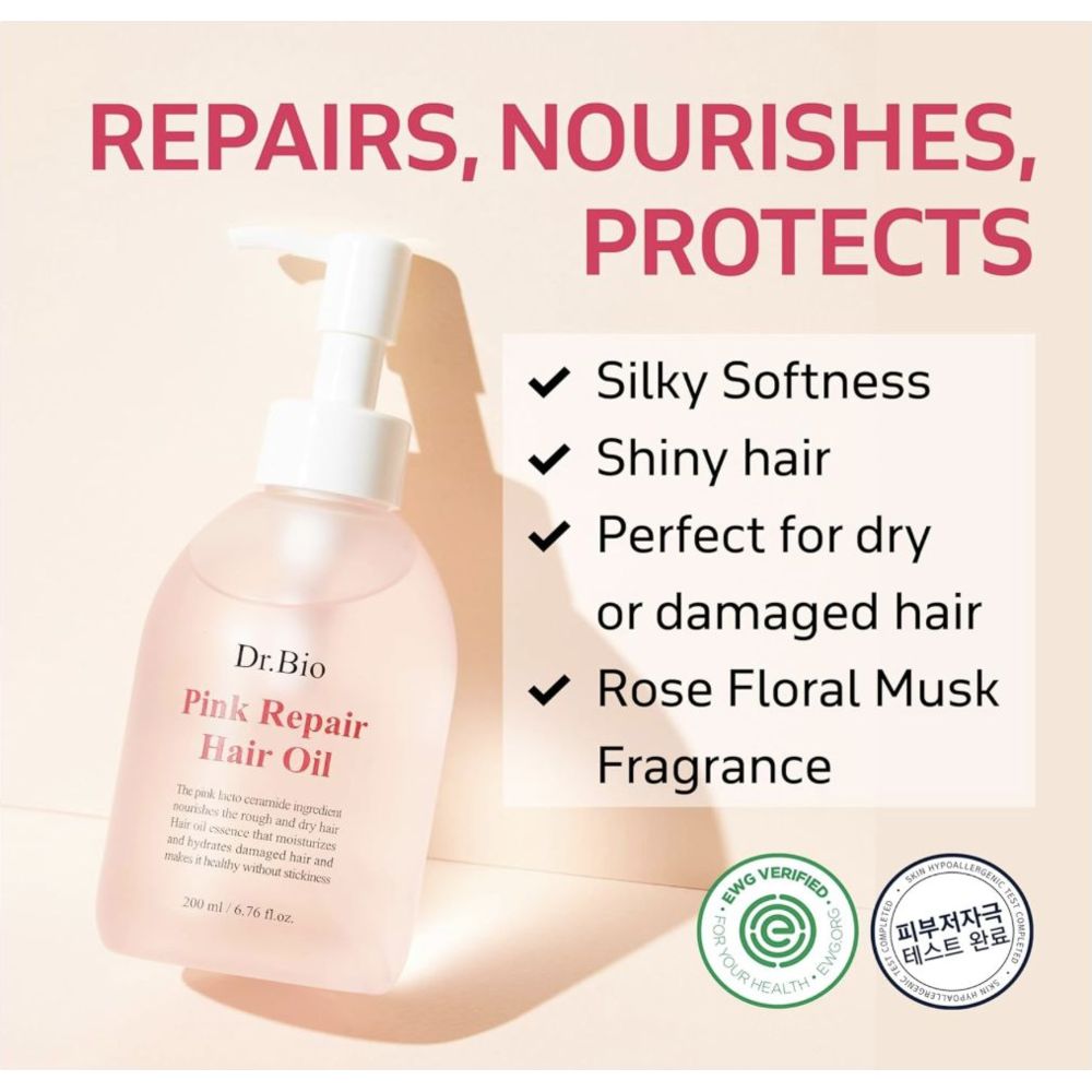 Dr. Bio - Pink Repair Hair Oil - 200 ml