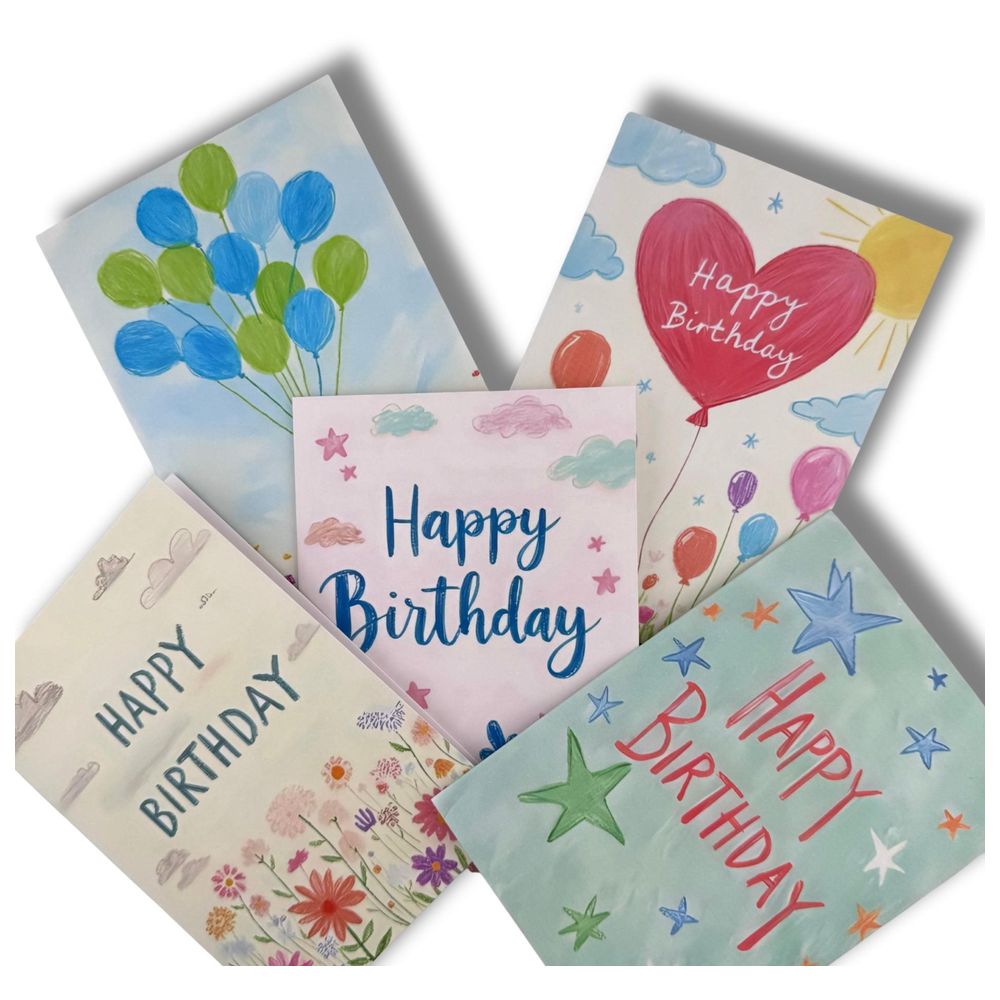 Little Mindset - Mindful Birthday Cards - Pack of 5