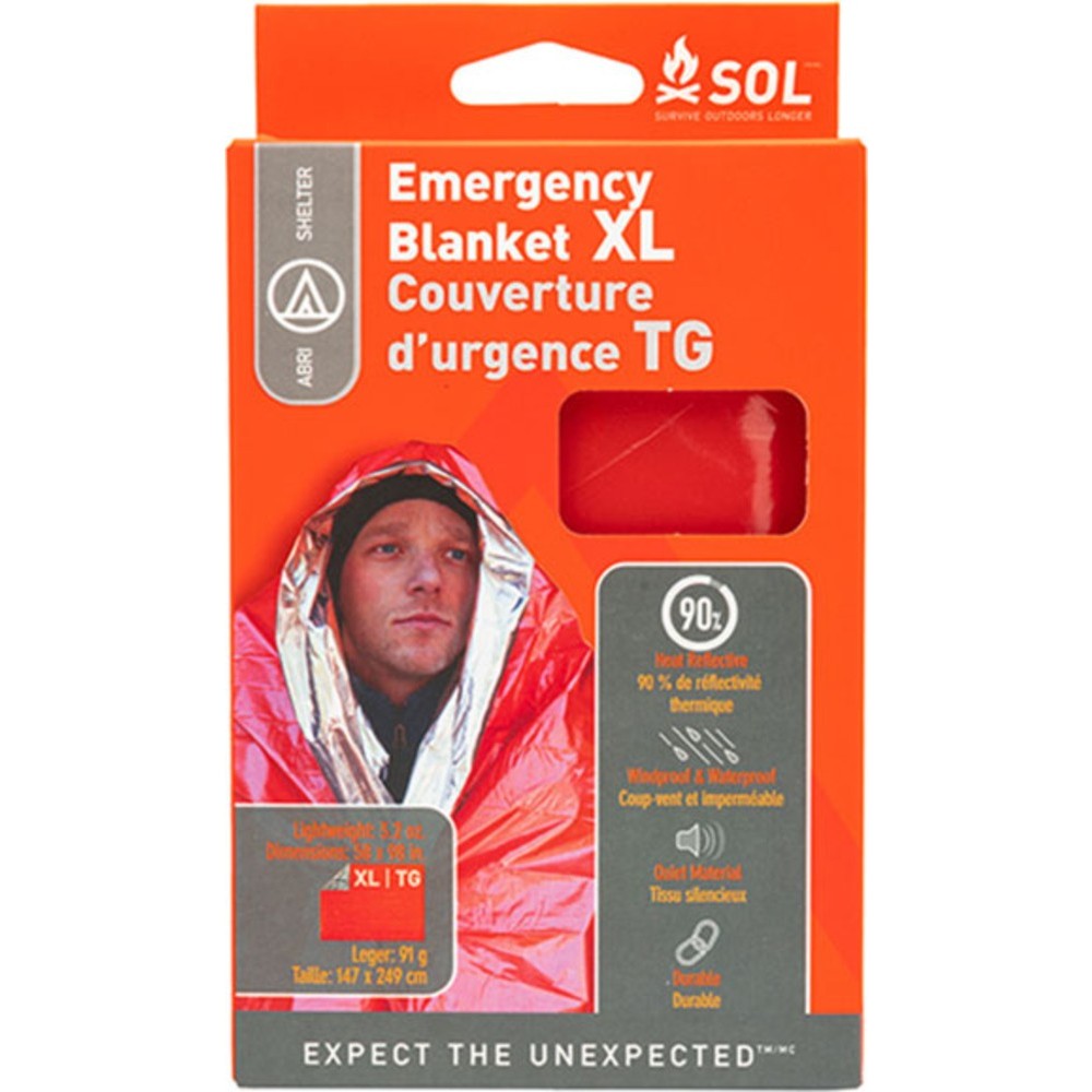 Sol Emergency Blanket - Orange - XL