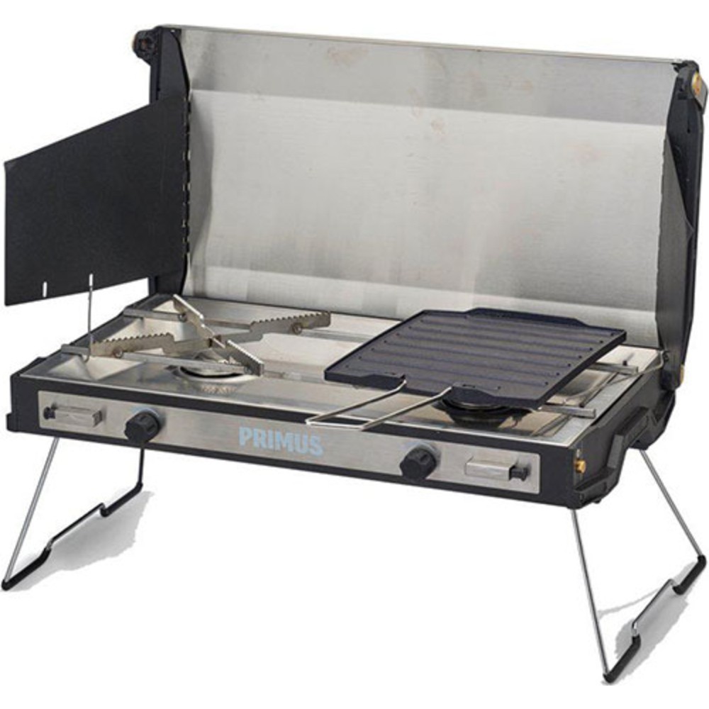 Primus Tupike 2 Burner Camping Stove - Silver