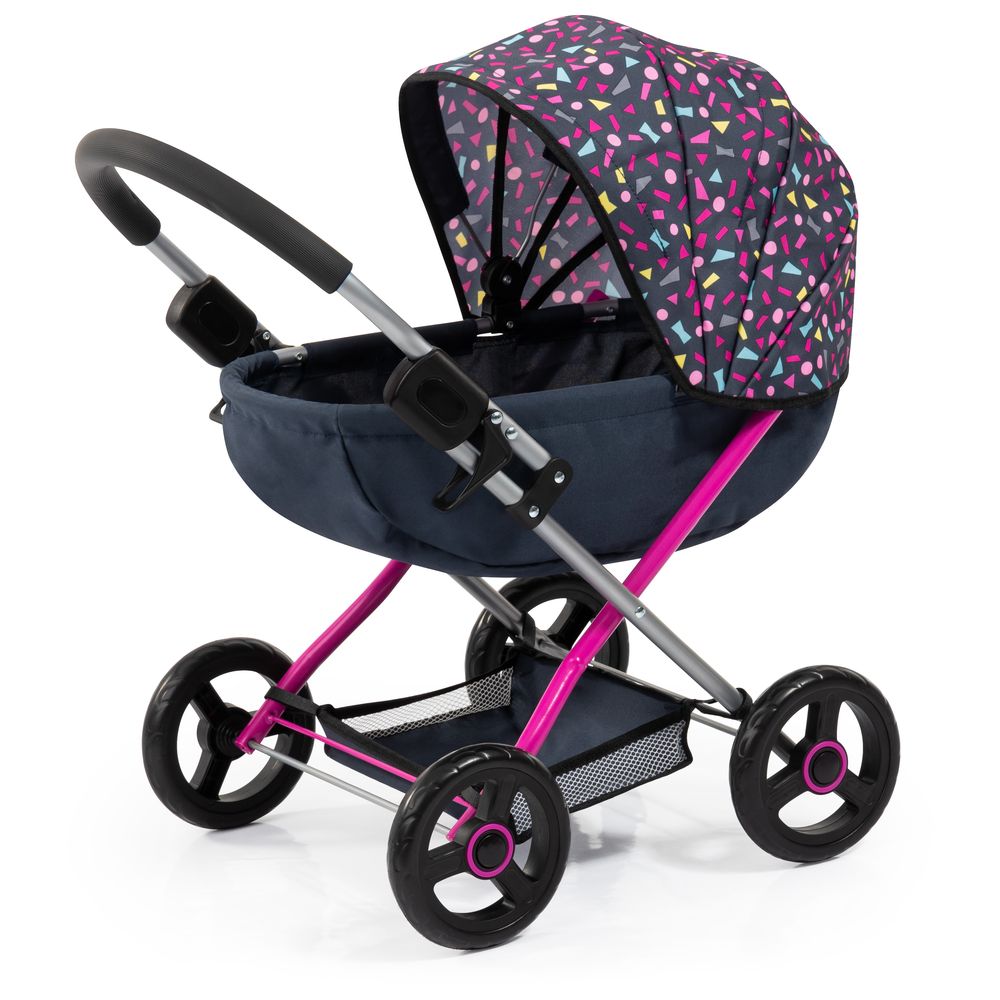 Bayer - Pram Set Cosy Fits Baby Doll - Black - 46 cm
