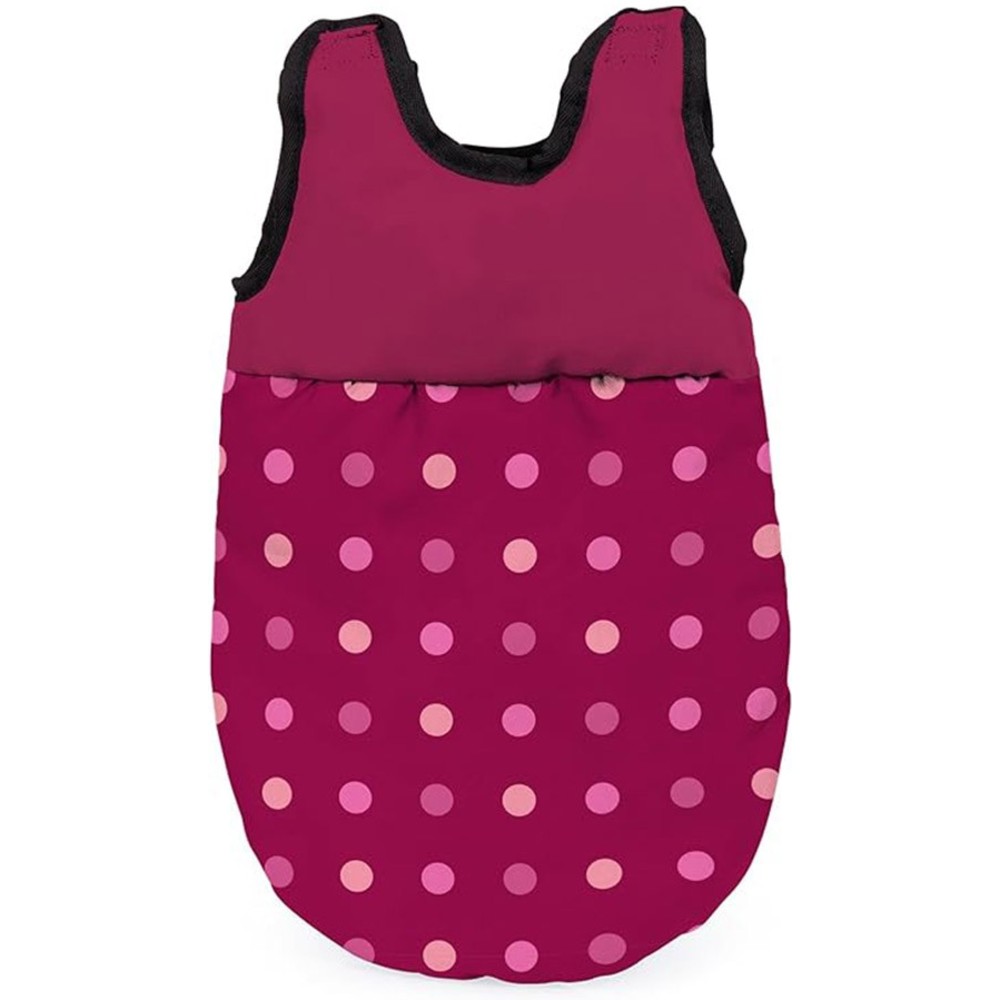 Bayer - Xeo Combi Baby Doll's Stroller Pram With Bag - Magenta - 11 Pc Set