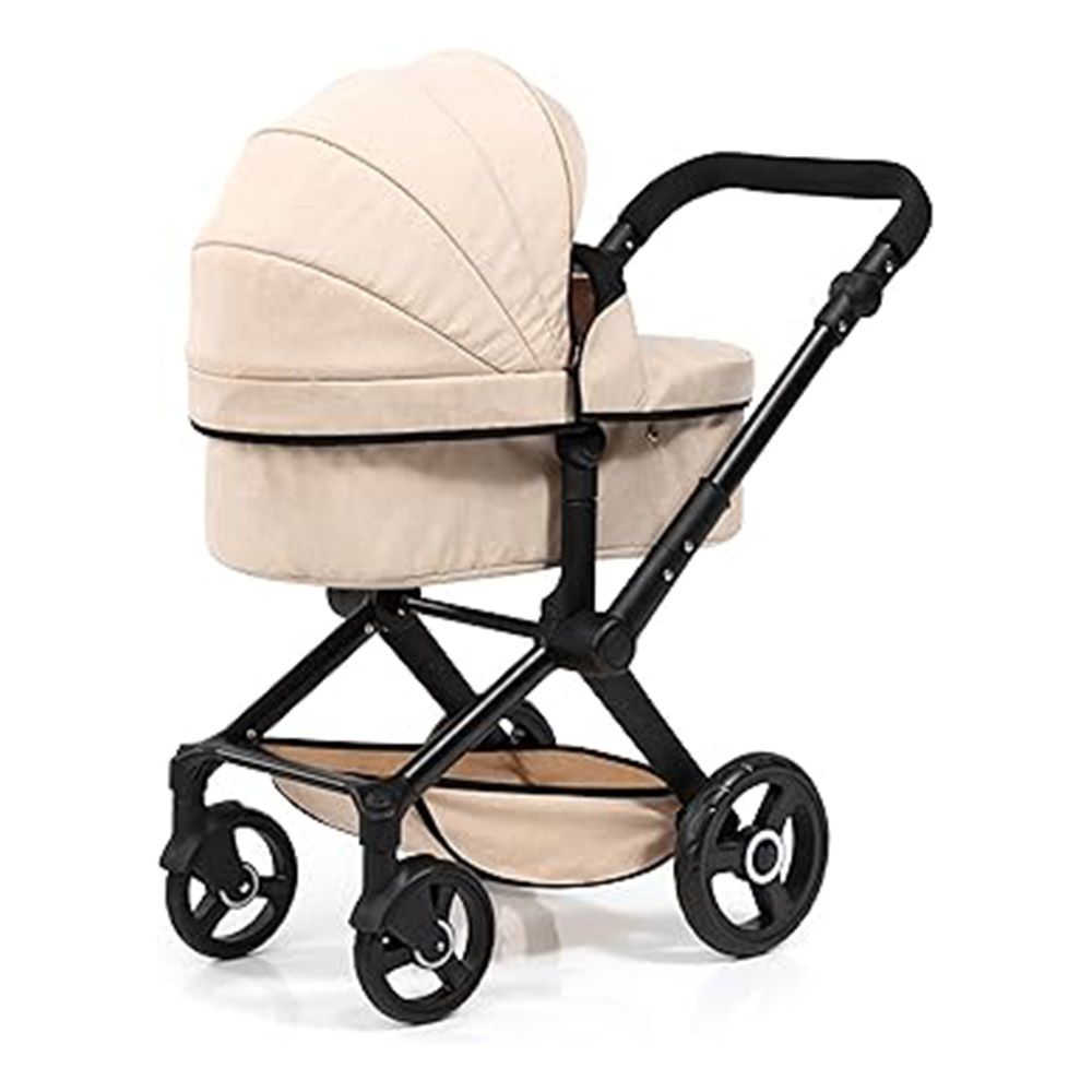 Bayer - Xeo Combi Baby Doll's Stroller Pram With Bag - Blush - 3 Pc Set