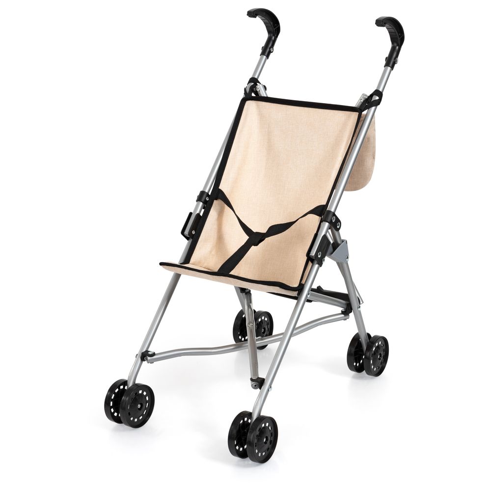 Bayer - Baby Doll Buggy Set With Bag - Beige - 46 cm