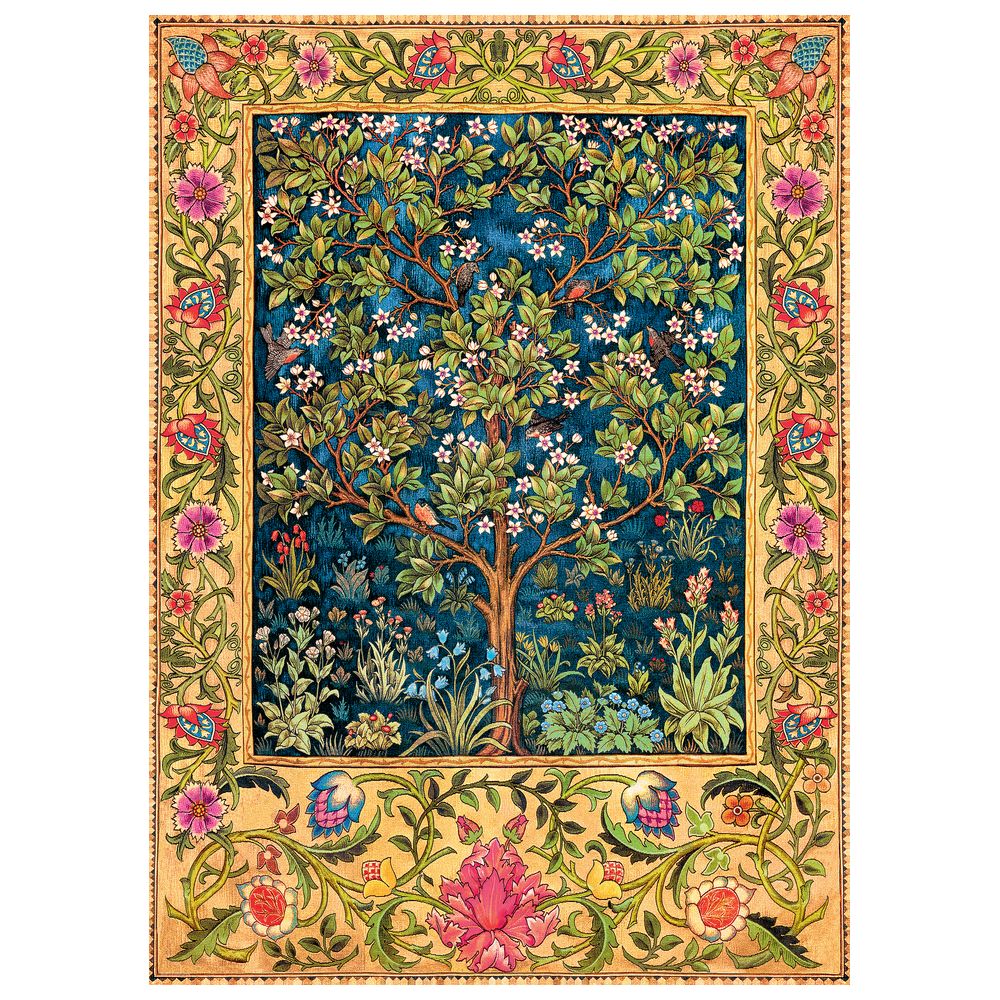 Eurographics Toys - Tree Of Life Tapestry By William Morris Puzzle Set - 1000 Pcs