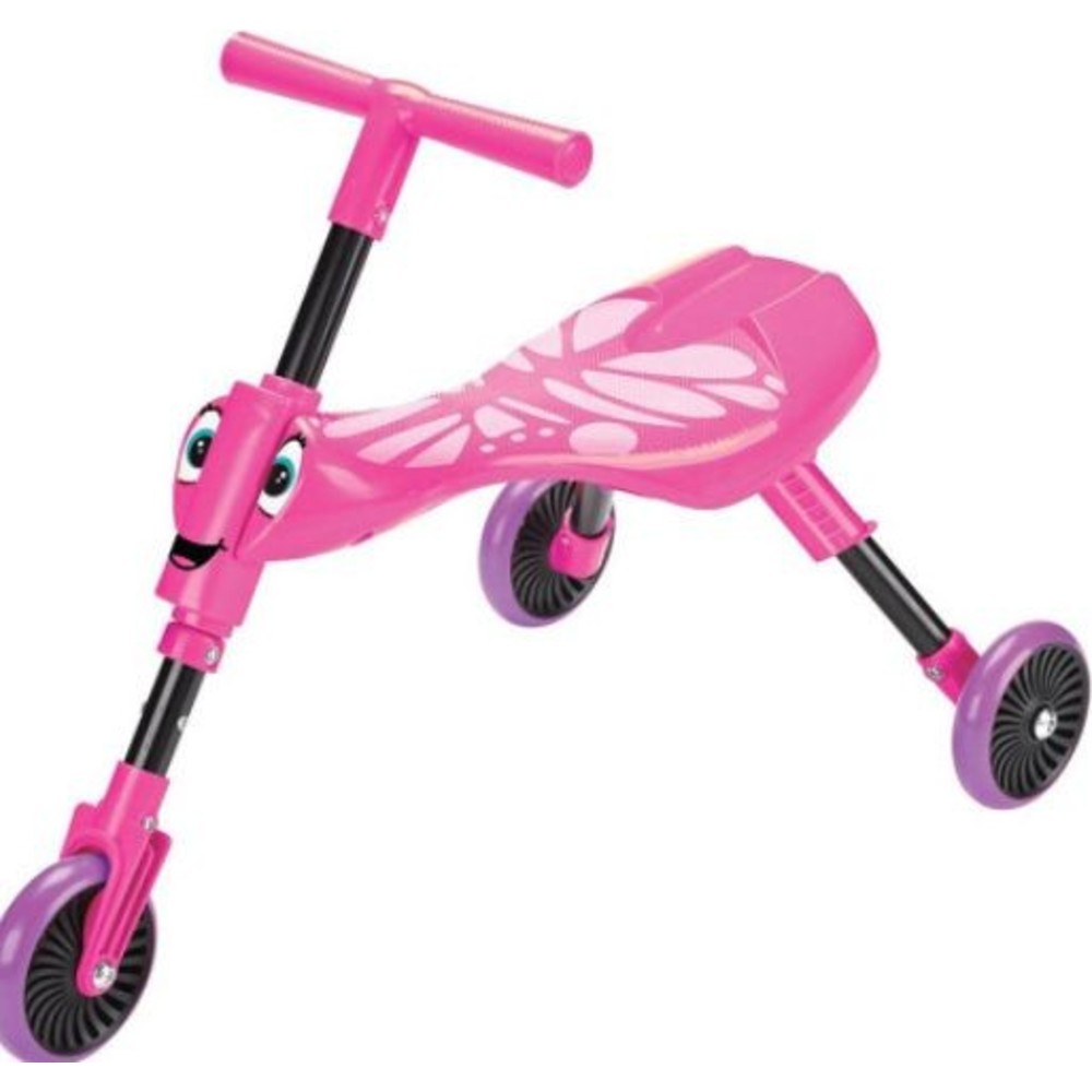 Scuttle Bug - Mookie Butterfly Ride-On - Pink/Purple