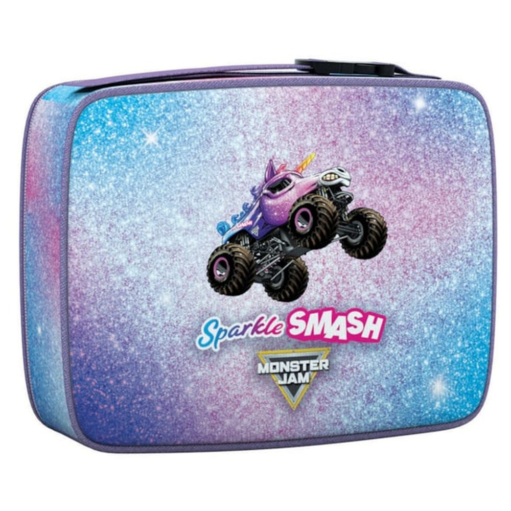 Eurographics Toys - Monster Jam Sparkle Smash Puzzle Set In Lunch Bag - 100 Pcs