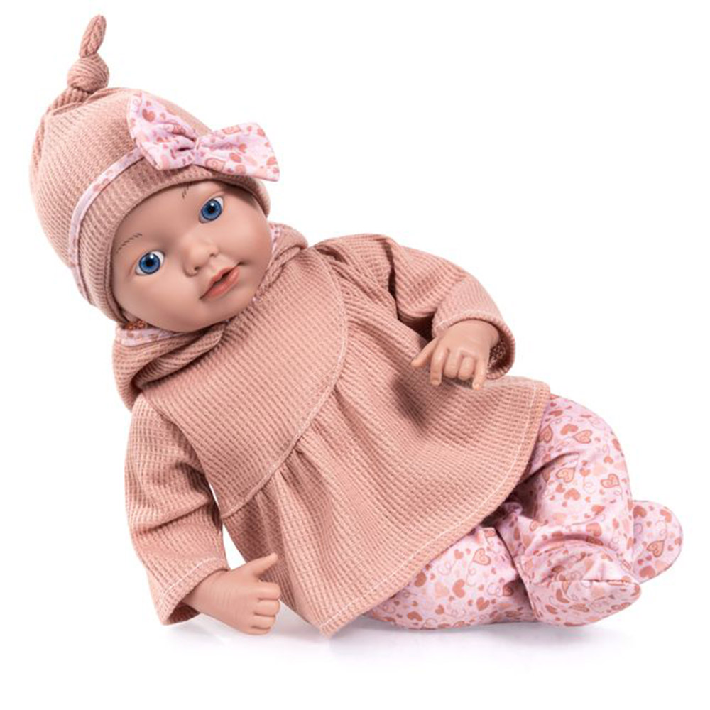 Bayer - Reborn Baby Doll Playset - Pink - 5 Pc Set
