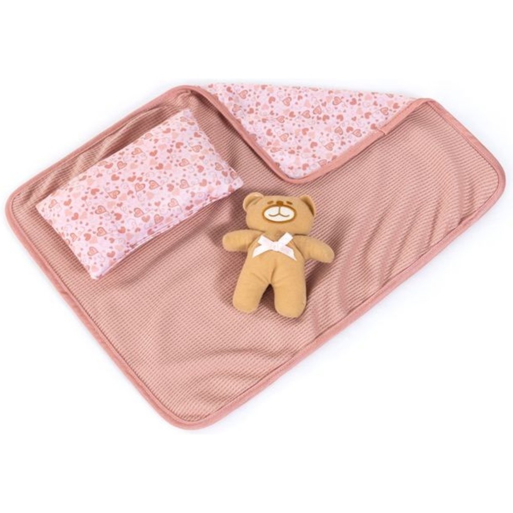 Bayer - Reborn Baby Doll Playset - Pink - 5 Pc Set