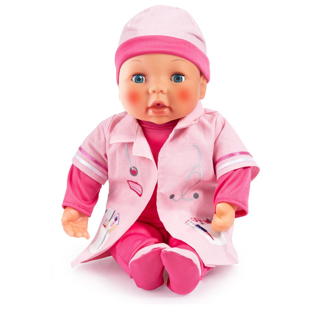 Bayer - Doctor Set Doll Playset - 5 Pcs - 38 cm