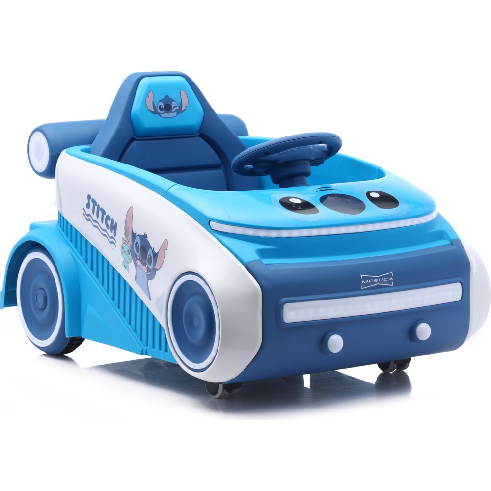 Stitch - Kids Electric Space Car With Remote - Blue - 12 V
