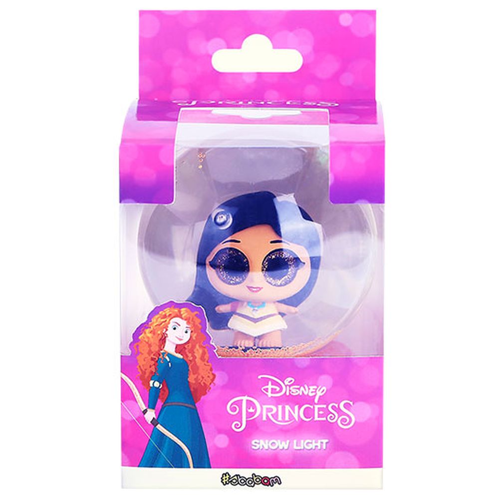 Disney Princess - Snow Light-Up Bouncing Balls With 3D Figurines - 6 Pcs