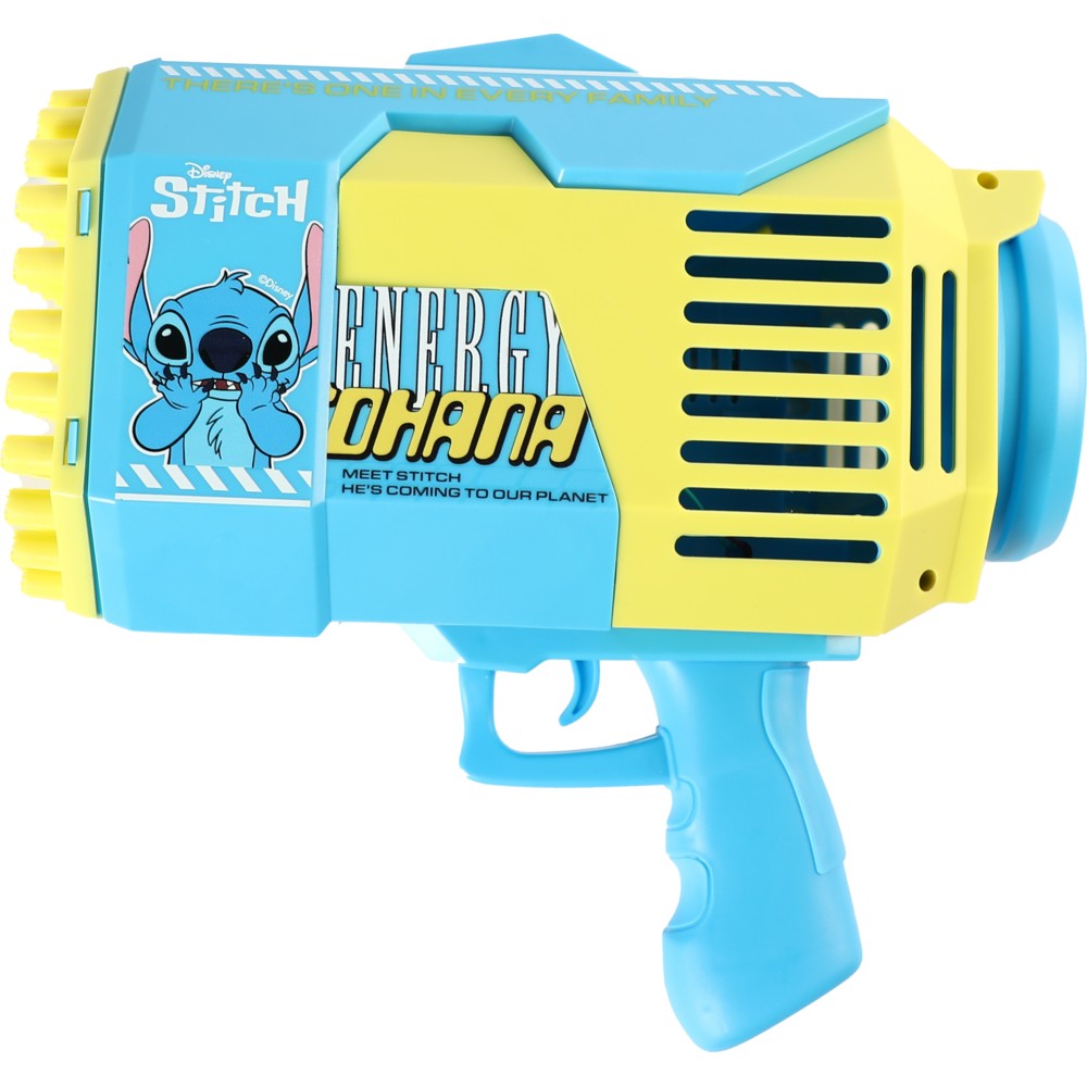 Stitch - 73 Holes Rechargeable Bubble Machine - Blue