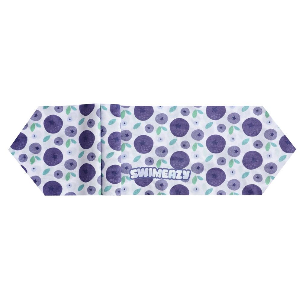 Swimeazy - Berri Pop Headband And White Goggle With Mirror Lenses