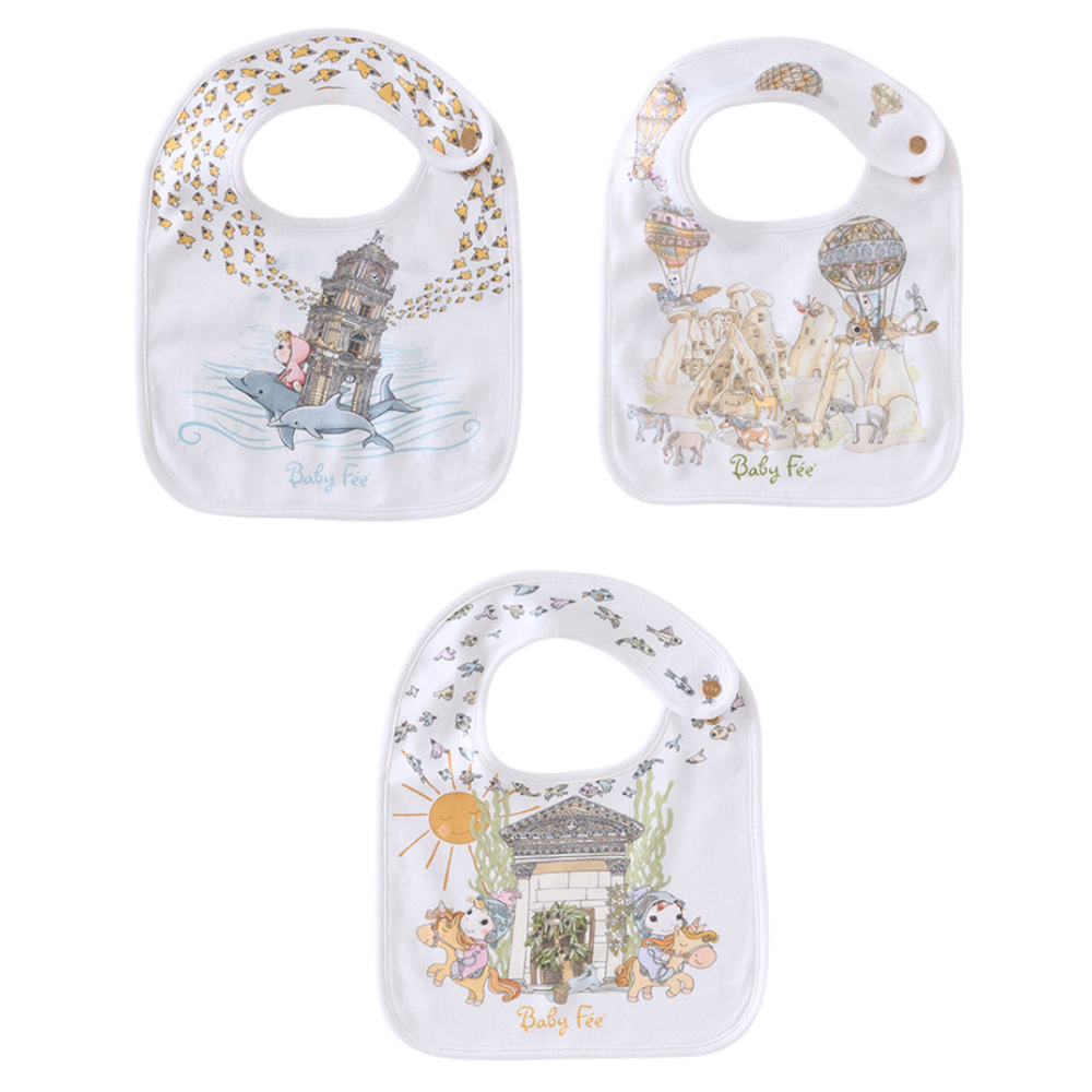 Baby Fee - 3pc-Set - Bib Gift Set