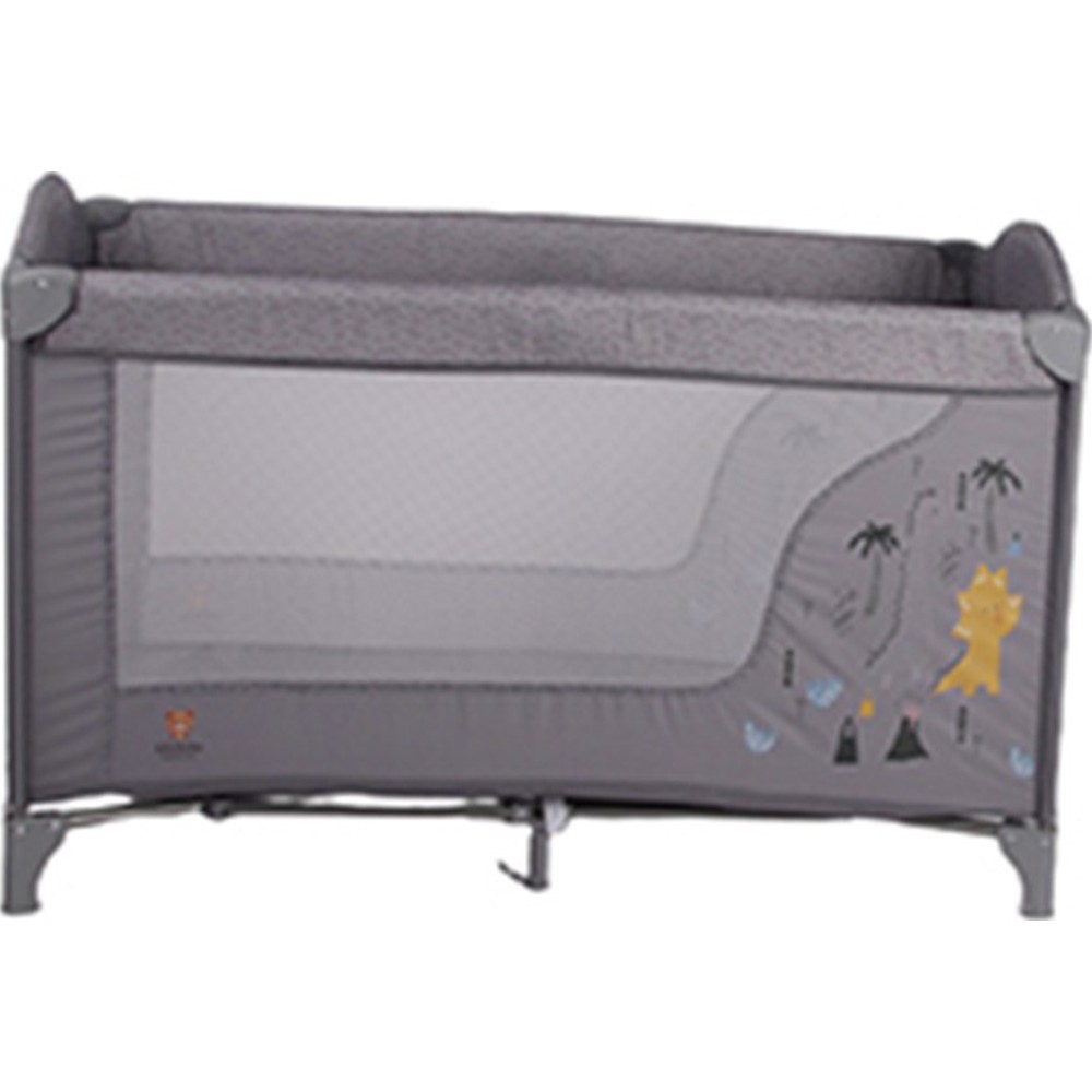 Kikibebe - Foldable And Convertible Baby Playpen - Grey