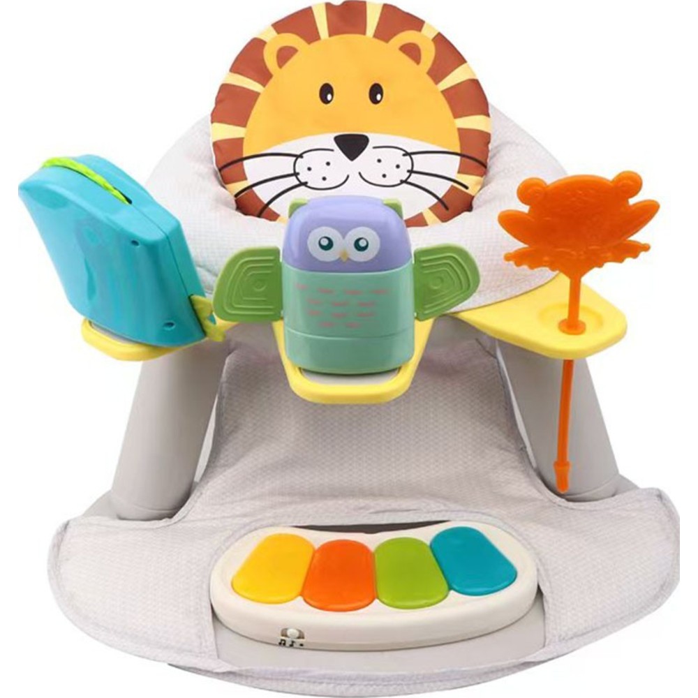 Kikibebe - 2-In-1 Baby Fitness Dining Chair With Piano