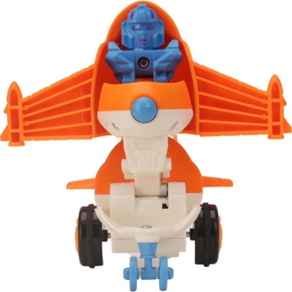 Urban Tots - 2-In-1 Transformer Robot And Plane Toy - Color May Vary - 1 Pc