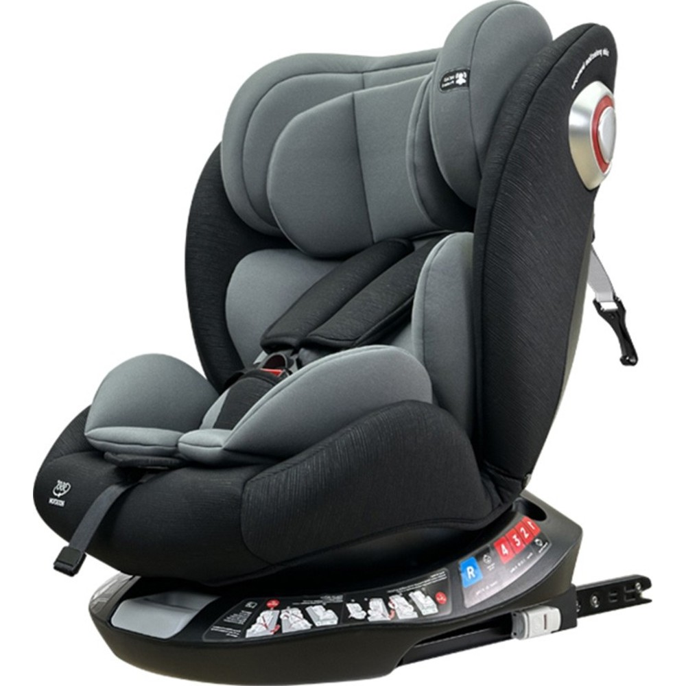 Kikibebe - Kids Car Seat - Black/Grey