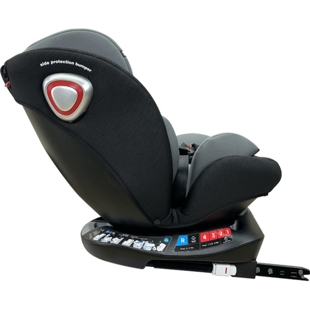 Kikibebe - Kids Car Seat - Black/Grey