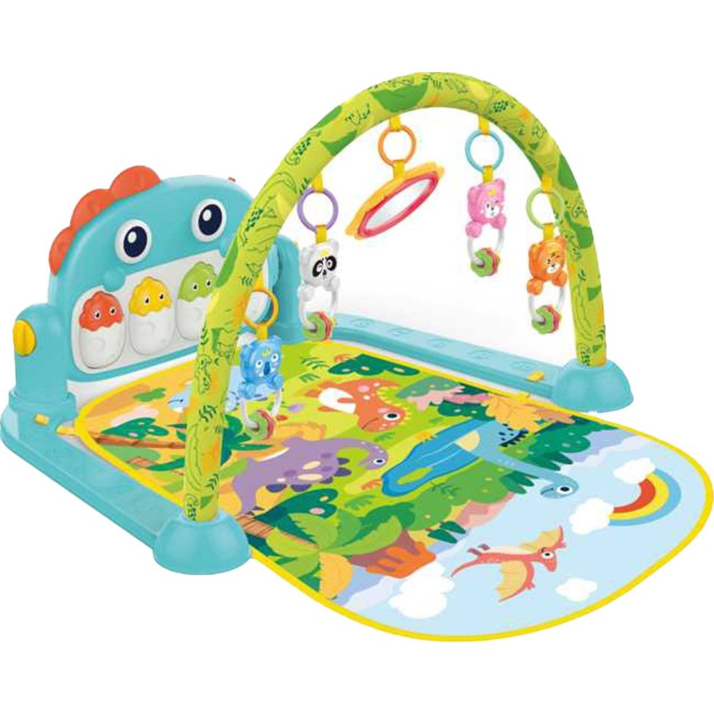 Kikibebe - Dinosaur Pedal Piano With Music Mode Play Gym