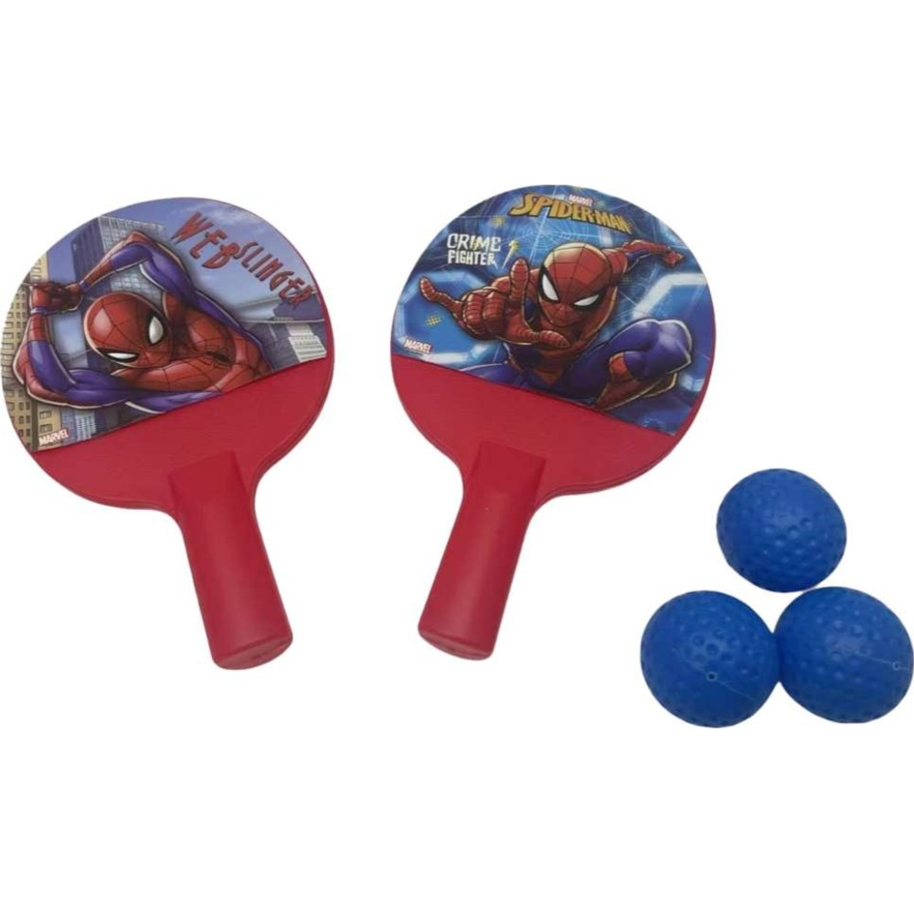 Marvel - Kids Spider-Man Paddles With 3 Balls