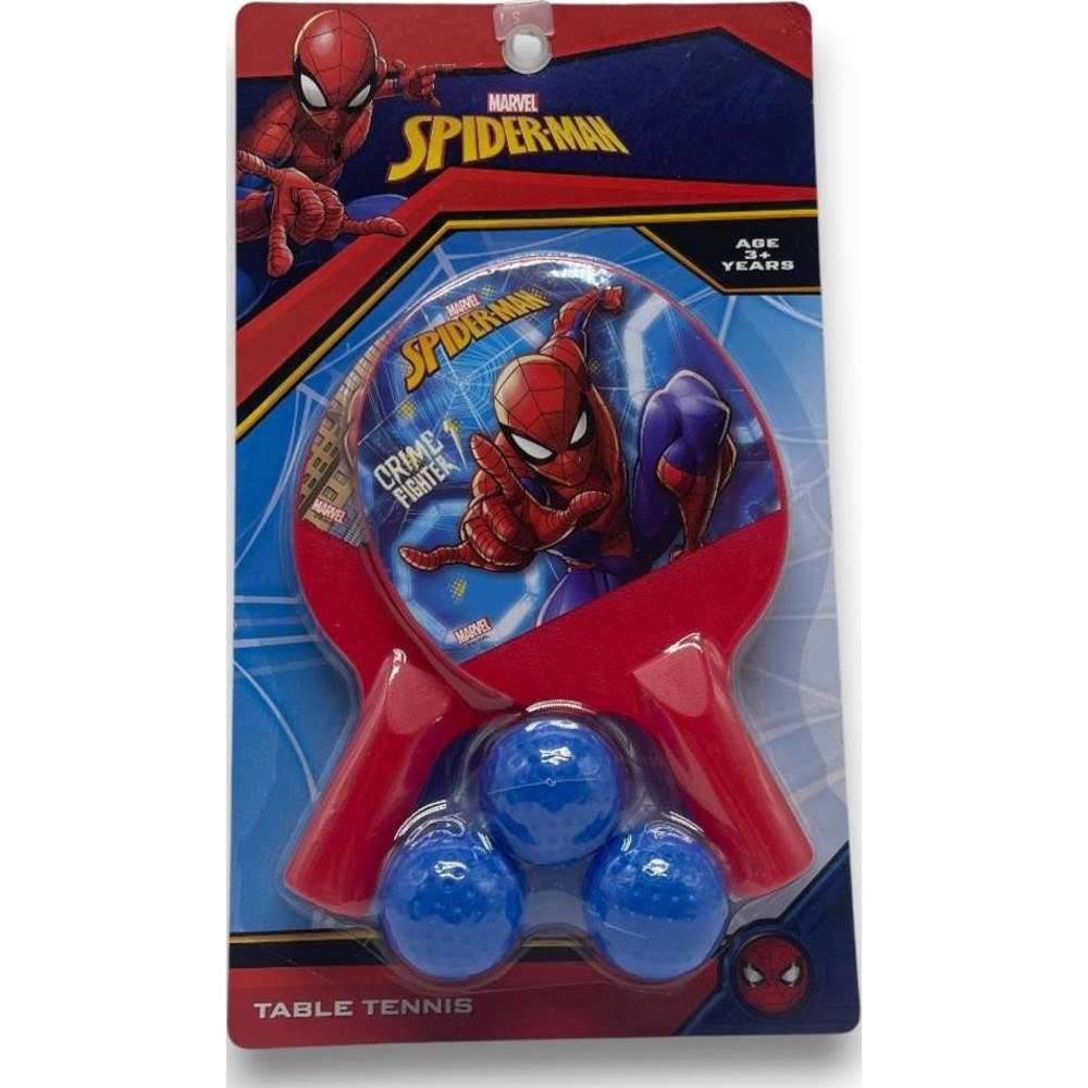 Marvel - Kids Spider-Man Paddles With 3 Balls