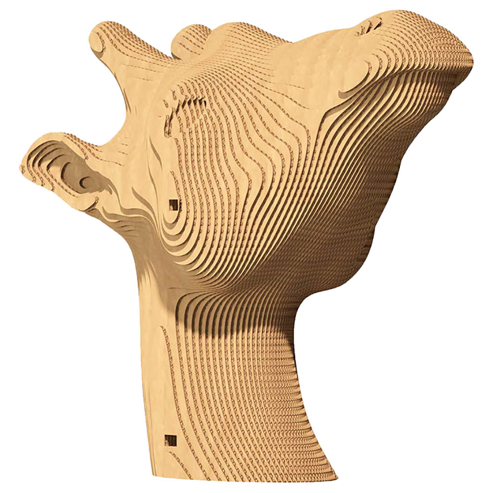 Cartonic - 3D Cardboard Sculpture Puzzle - Giraffe - 62pcs