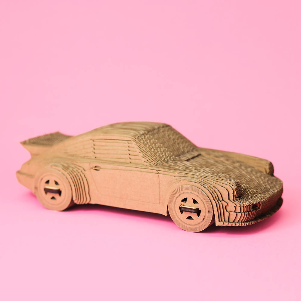 Cartonic - 3D Cardboard Sculpture Puzzle - Porsche 911 - 119pcs
