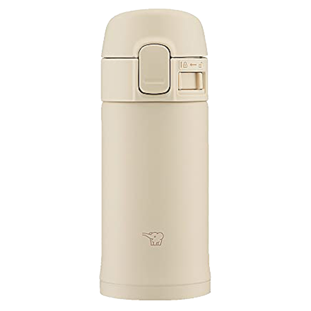 Zojirushi - Stainless Steel Vacuum Bottle - Beige - 200 ml